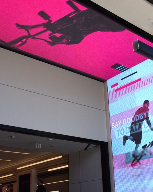 Pro Audio, Video Mounts & Rigging | T-Mobile Custom Video Wall Tunnel