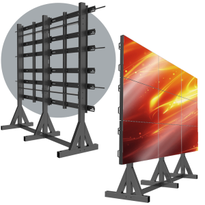 Ground Supported Video Wall Frames | Adaptive Technologies Group