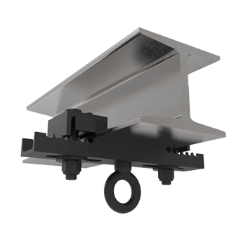 BC3-8 - 3 to 8 Inch Single Hang Point Beam Clamp